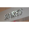 Face-Lit Stainless Steel LED Channel Letters for Shop Signage